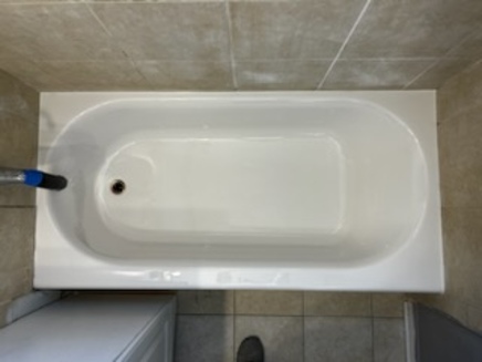 bathtub after reglazing