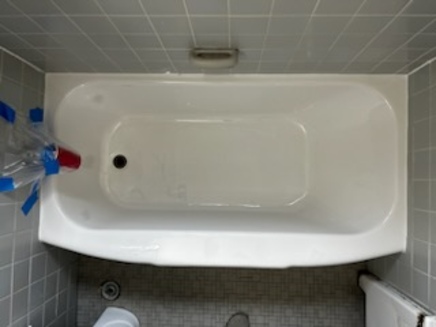 bathtub after reglazing
