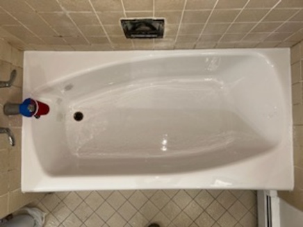 bathtub after reglazing