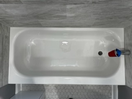bathtub after reglazing